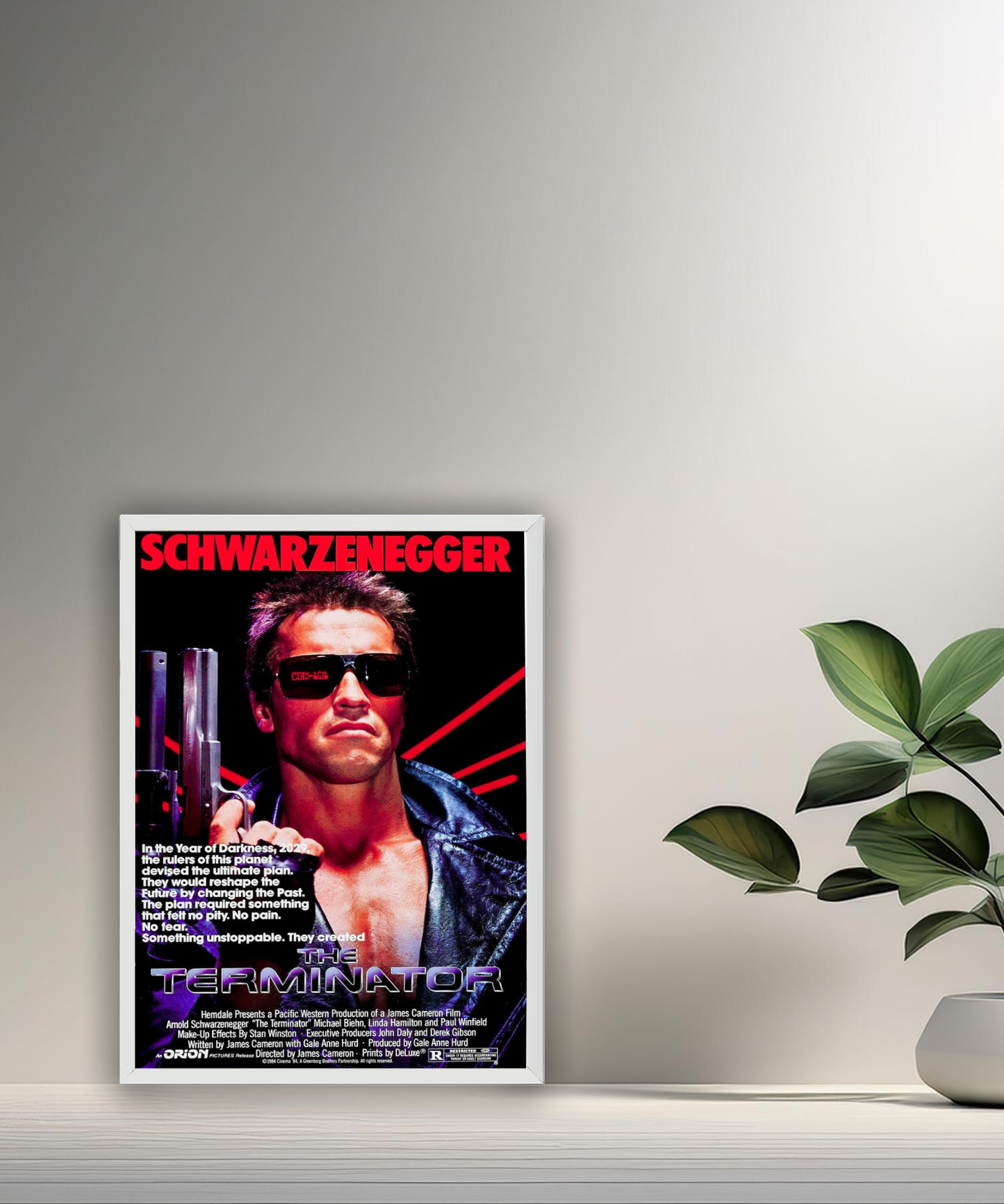 Cuadro de fotos de Película de Terminator