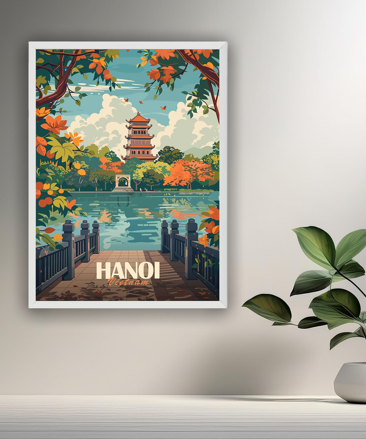 Cuadros de fotos de Hanoi Vietnam