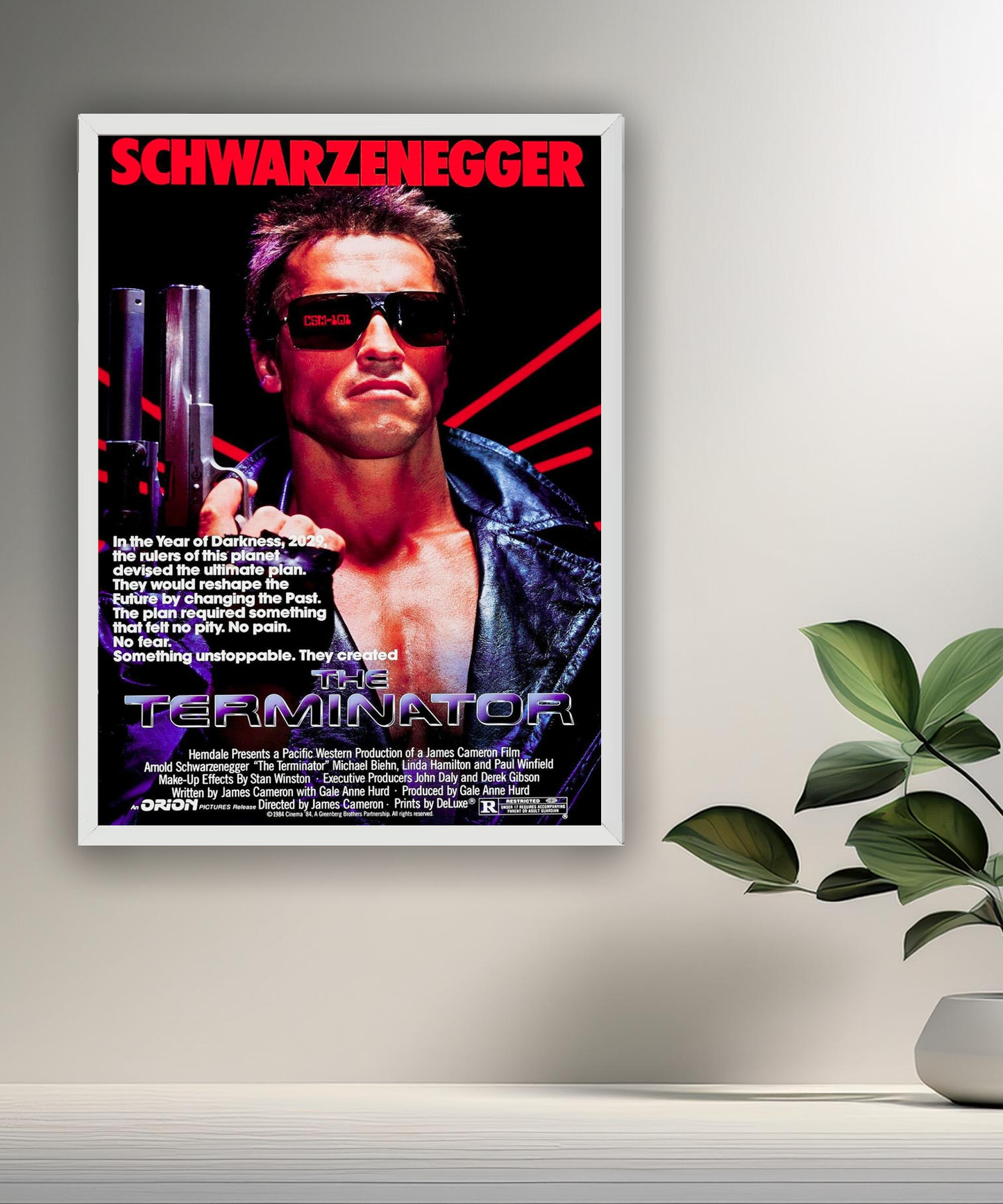 Cuadro de fotos de Película de Terminator