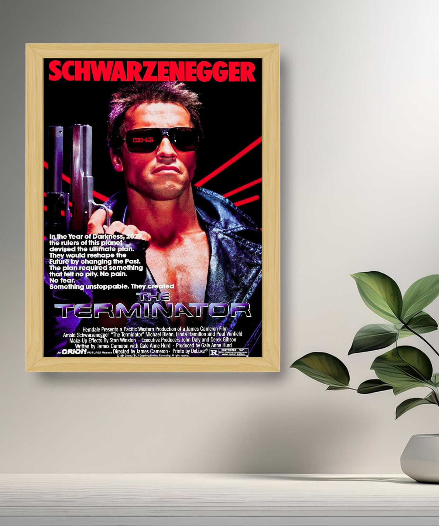 Cuadro de fotos de Película de Terminator