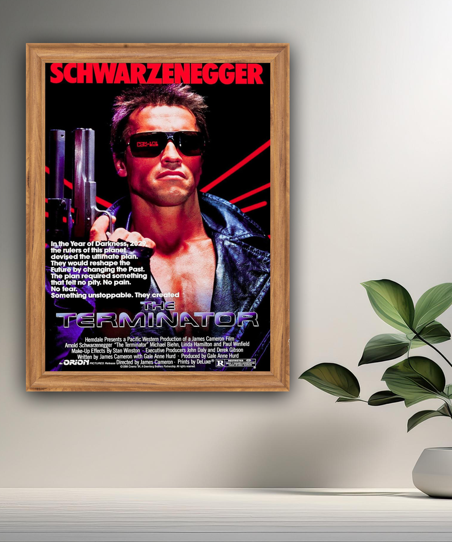 Cuadro de fotos de Película de Terminator