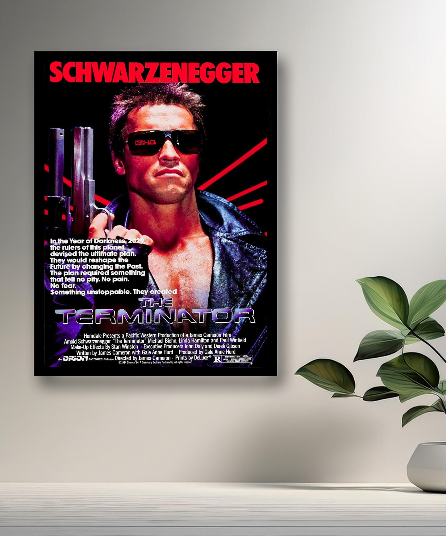 Cuadro de fotos de Película de Terminator